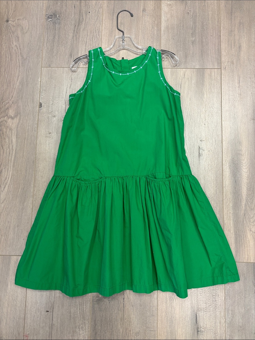 Hanna Andersson Green Sleeveless girls Dress